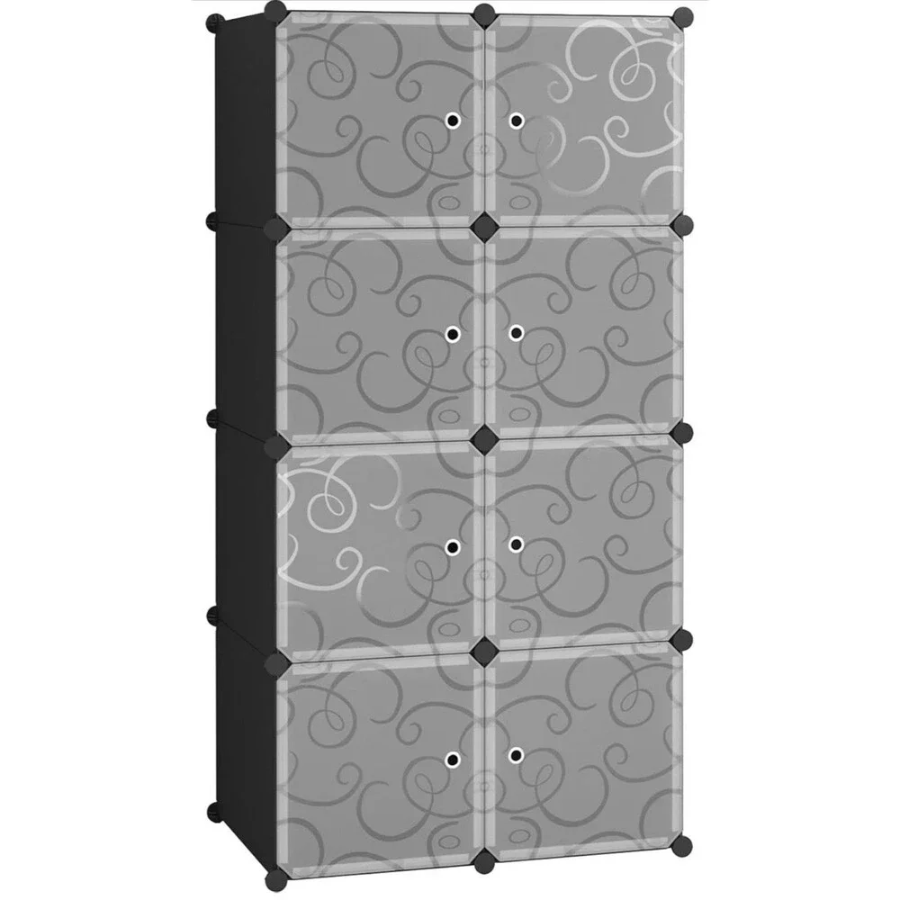 Cube Storage 8-Cube Closet Organizer Storage Shelves Cubes Organizer DIY Closet